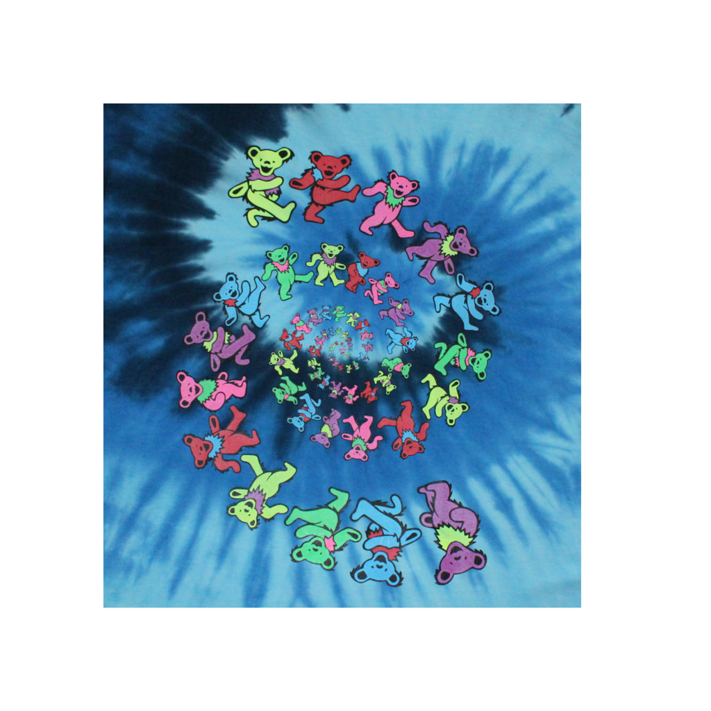 Dancing Bears Tie-Dye colorful T-shirt
